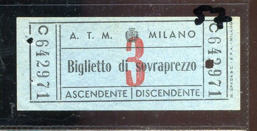 Biglietto atm tram milano - atm,