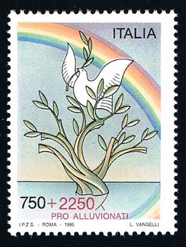 Italia francobollo pro - francobollo,