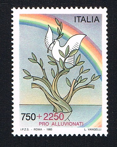 Italia francobollo pro - italia,