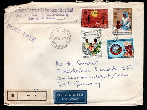 Somalia 1976 fdc viaggiata - somalia,